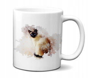 KUBEK 300ml Akwarele Art Animal KOT KOTY v1