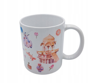KUBEK 300ml Akwarele Indie Mumbai JetJet Studio