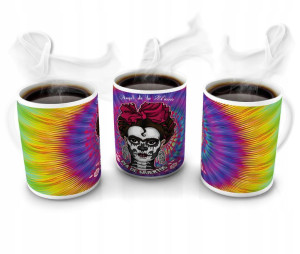 KUBEK 300ml MUERTOS Czaszki Czaszka Meksyk v8