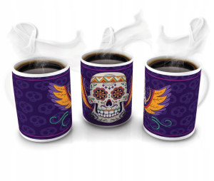 KUBEK 300ml MUERTOS Czaszki Czaszka Meksyk v12