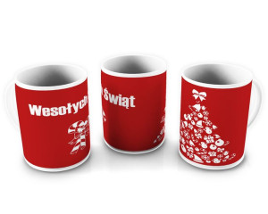 KUBEK 300ml Świąteczny Kubek Wesołych Świąt v14