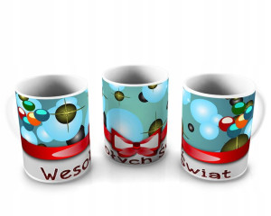 KUBEK 300ml Świąteczny Kubek Wesołych Świąt v22