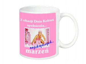 Kubek Kobiety Mamy Dziewczyny Dzień Kobiet v23