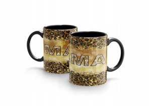 Czarny super kubek 300ml dla MAMY - MAMA new2021