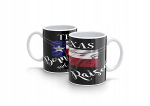 Kubek 300ml Biały Texas Born and Raised