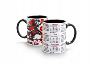 KUBEK 300ml English Kalendarz 2021 - F*ck You2020
