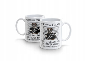 Psi Kubek 300ml - Personal Stalker - Boxer