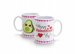 Kubek Walentynki Miłość Avokado Happy Valentine's