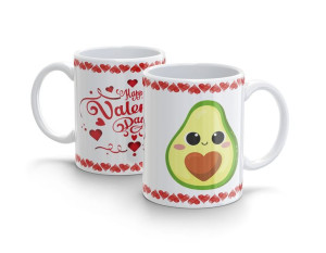 Kubek Walentynki Miłość Avokado Happy Valentine's