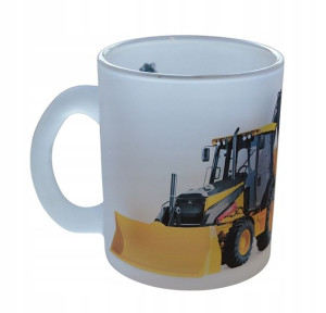 SZKLANKA SZKLANY KUBEK dla Budowlańca KOPARKA
