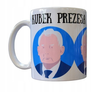 Hit! Funny Kubek Prezesa Jarosław Kaczyński Pis