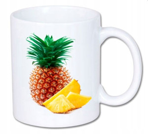 Kubek ceramiczny kolory HD+ Owoce Anannas Ananas
