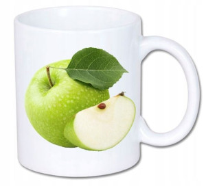 Kubek ceramiczny kolory HD+ Owoce Jabłko Apple