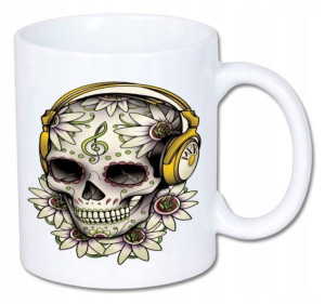 Kubek ceramiczny kolory HD+ Czaszka Czaszki Skull