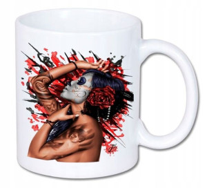 Kubek ceramiczny kolory HD+ Kobieta Muertos Muerte