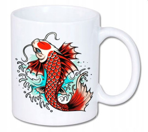 Kubek ceramiczny kolory HD+ Tattoo Japan Style Koi