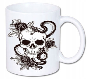 Kubek ceramiczny kolory HD+ Czaszka Czaszki Skull