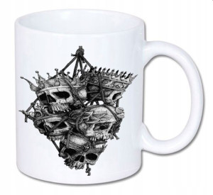 Kubek ceramiczny kolory HD+ Czaszka Czaszki Skull