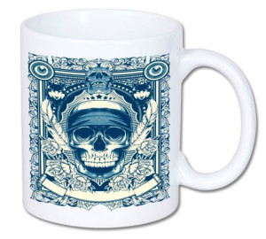 Kubek ceramiczny kolory HD+ Czaszka Czaszki Skull