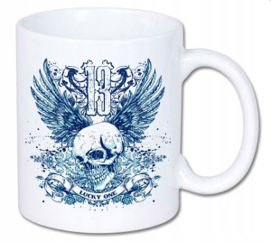 Kubek ceramiczny kolory HD+ Czaszka Czaszki Skull