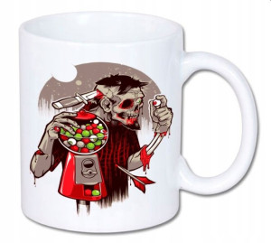 Kubek ceramiczny kolory HD+ Czaszka Zombie Skull