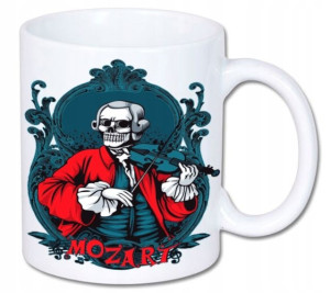 Kubek ceramiczny kolory HD+ Czaszka Mozart Skull