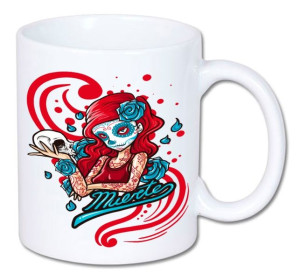 Kubek ceramiczny kolory HD+ Kobieta Muertos Muerte