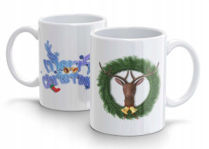 Kubek ceramiczny świąteczny Święta Merry Christmas