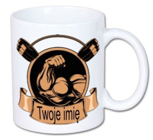 Kubek 300ml na siłownie kolory HD + imię lub ksywa