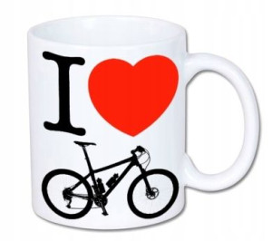 Kubek rowerowy 300ml kolory HD+ ROWER LOVE BIKE
