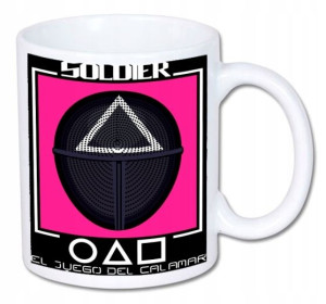 Kubek ceramiczny kolory HD+ SQUID GAME Solider 3