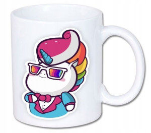Kubek ceramiczny 300ml Jednorożec FUNNY UNICORN
