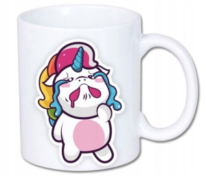 Kubek ceramiczny 300ml Jednorożec FUNNY UNICORN