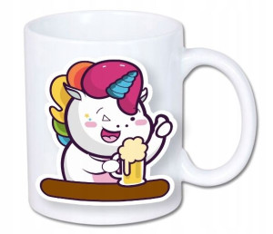 Kubek ceramiczny 300ml Jednorożec FUNNY UNICORN