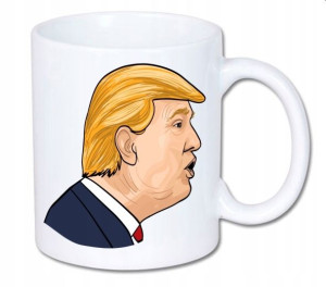 Kubek ceramiczny 300ml FUNNY być jak DONALD TRUMP