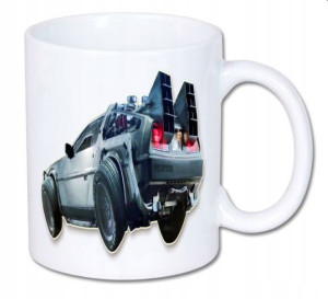 Kubek ceramiczny auto moto FUNNY DeLorean DMC-12
