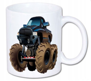 Kubek ceramiczny auto moto TUNING MONSTER TRUCK