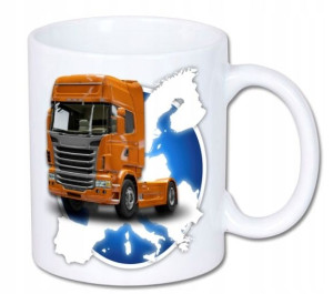 Kubek 300ml dla kierowcy TIR ciężarówka Ciągnik