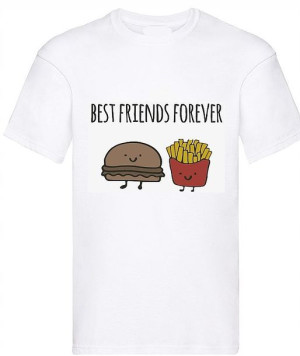 HIT! Koszulka na prezent BEST FRIENDS FOREVER - S