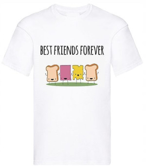 HIT! Koszulka na prezent BEST FRIENDS FOREVER - XL