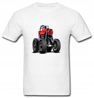 Koszulka męska T-shirt grafika MONSTER TRUCK - L