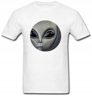 Koszulka męska T-shirt grafika ROSWELL UFO - XL