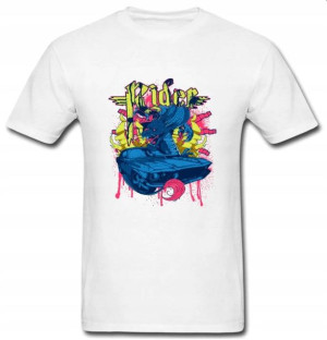 Koszulka męska T-shirt TUNING RIDER MUSTANG - M