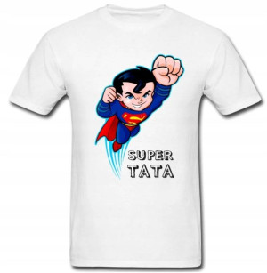 Koszulka T-shirt męski dla Ojca Taty SUPER TATA