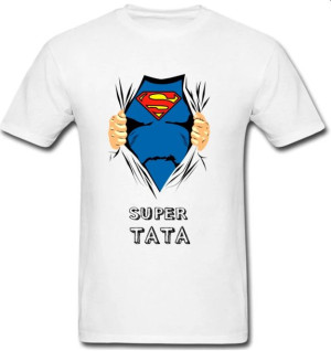 Koszulka T-shirt męski dla Ojca Taty SUPER TATA