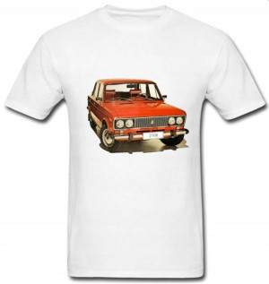 Koszulka T-shirt męski SAMOCHODY Z PRL - ŁADA 2106