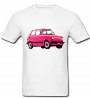 Koszulka T-shirt męski SAMOCHODY Z PRL - MALUCH