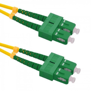 Qoltec światłowodowy SC/APC 2.0m żółty