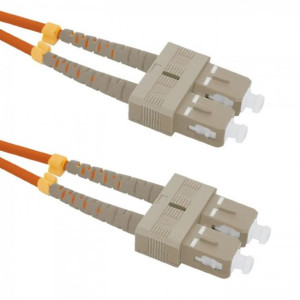 Qoltec światłowodowy SC/UPC 1.0m pomarańczowy
