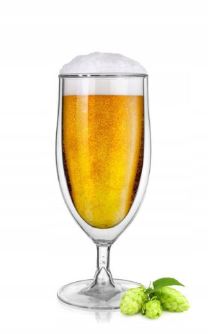 Dwuścienny kielich na nóżce DOBLO 480ml